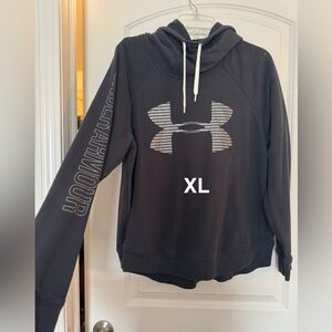 Under Armour Charcoal Hoodie with Logo